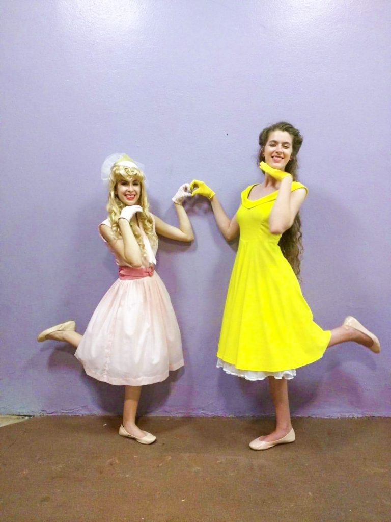 Yellow Dress Belle Disneybound outfit