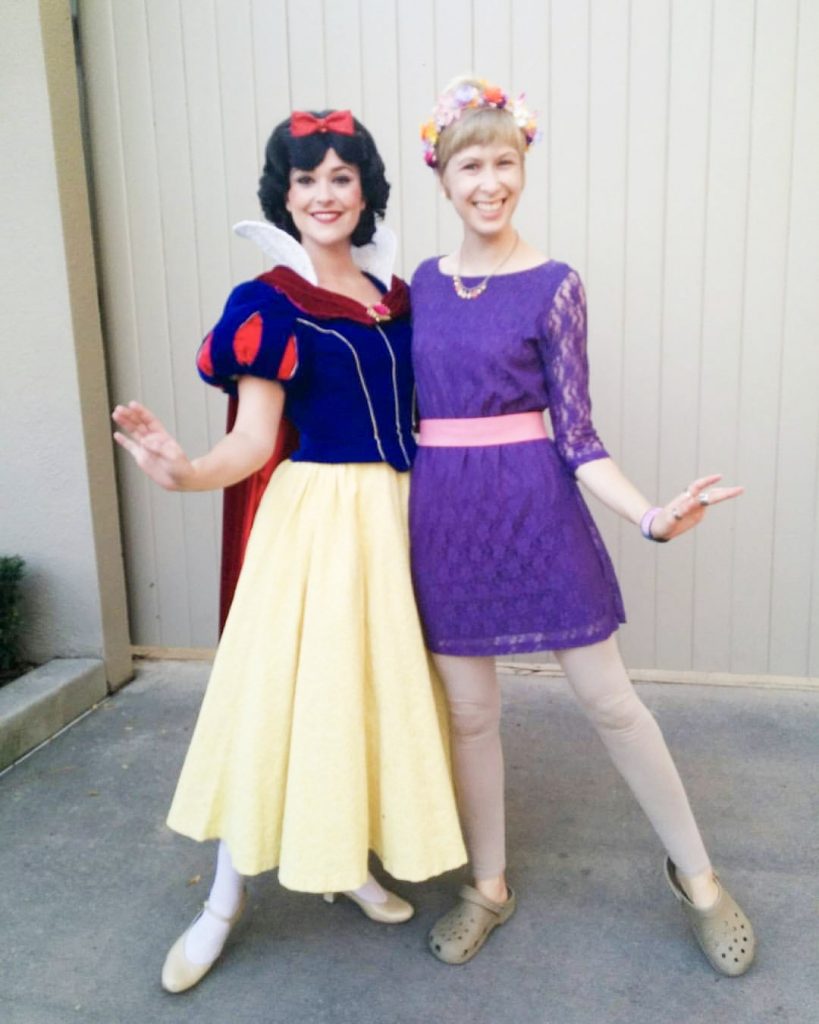 short Rapunzel Disneybound outfit for adults