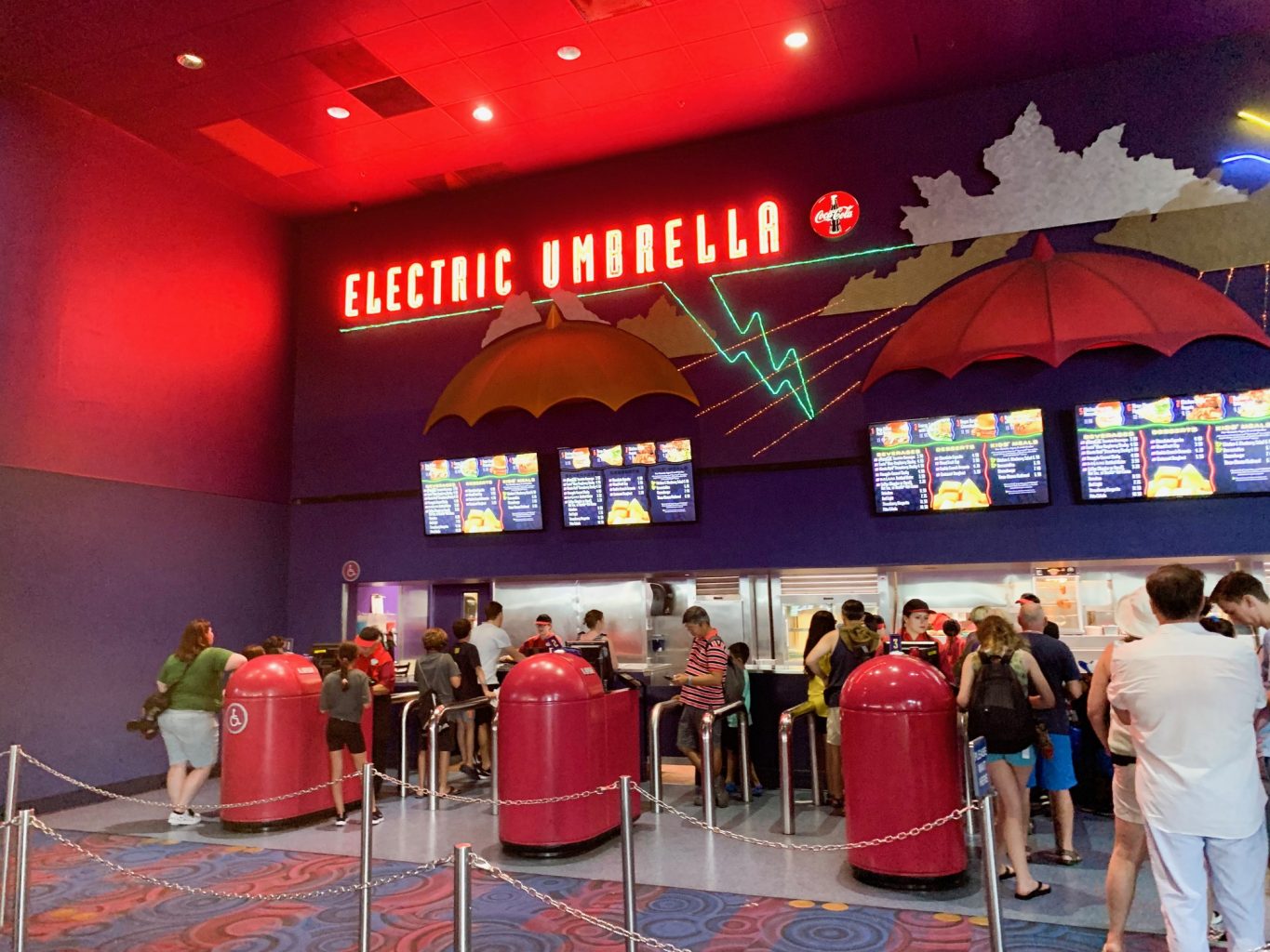 Electric Umbrella Epcot quick service in Innoventions East