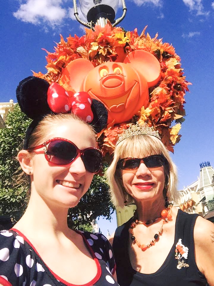 Selfie At Disney during Halloween