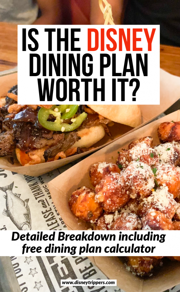 Is the Disney Dining Plan Worth It? | how to use the Disney dining plan | best things to eat on the Disney dining plan | Disney dining plan tips and tricks | The Easiest Disney Dining Plan Calculator Anyone Can Use | tips for eating at Disney on the dining plan | free things at Disney | disney planning tips #disneydining #disney #disneytravel