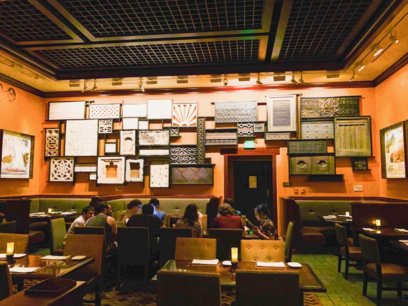 The art-filled walls of Tiffins is famous with all of its designs, and thus, this has become a popular destination because of the art and food! This is why it's considered one of the best animal Kingdom restaurants!