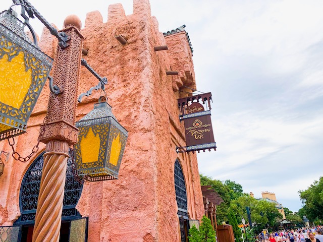 Countries in Epcot Morocco entrance to restaurant