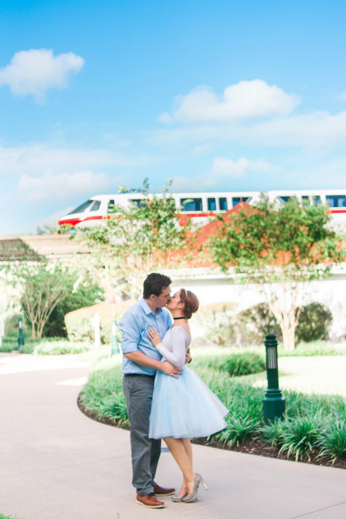 Photo at Disney's Grand Floridian Resort in front of Monorail