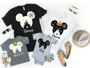 Halloween-inspired Disney Family Shirts