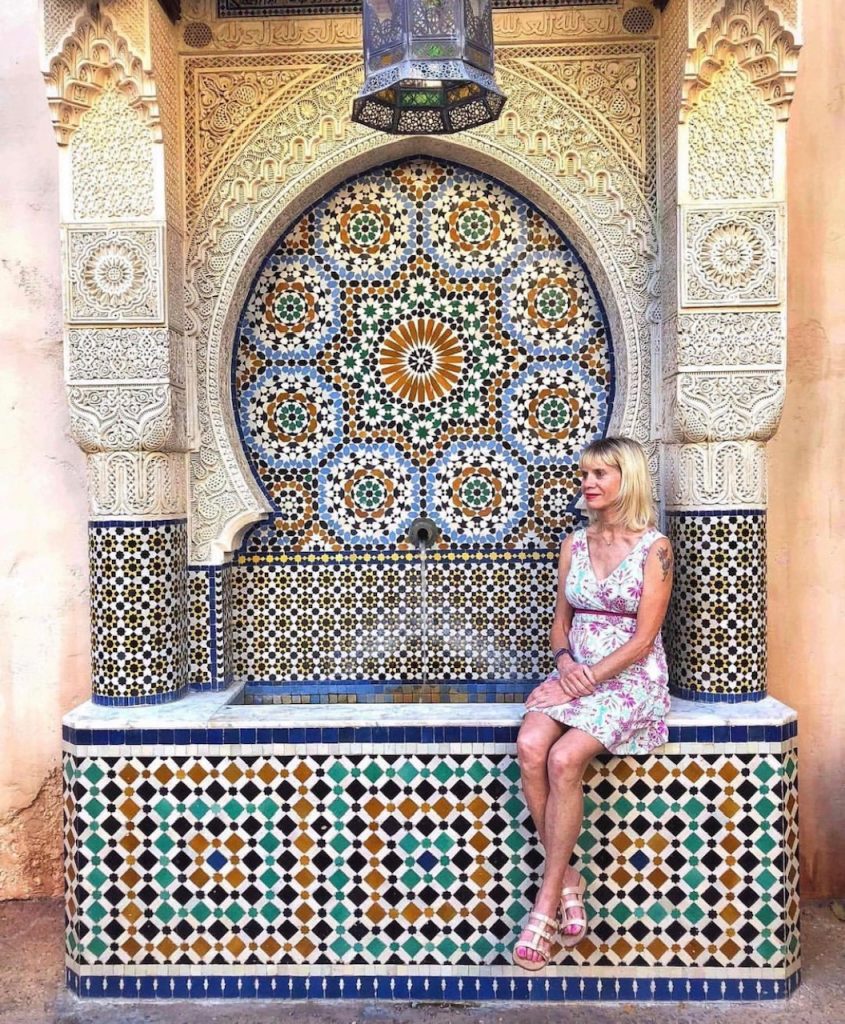 Cute tiles at Morocco at Epcot 