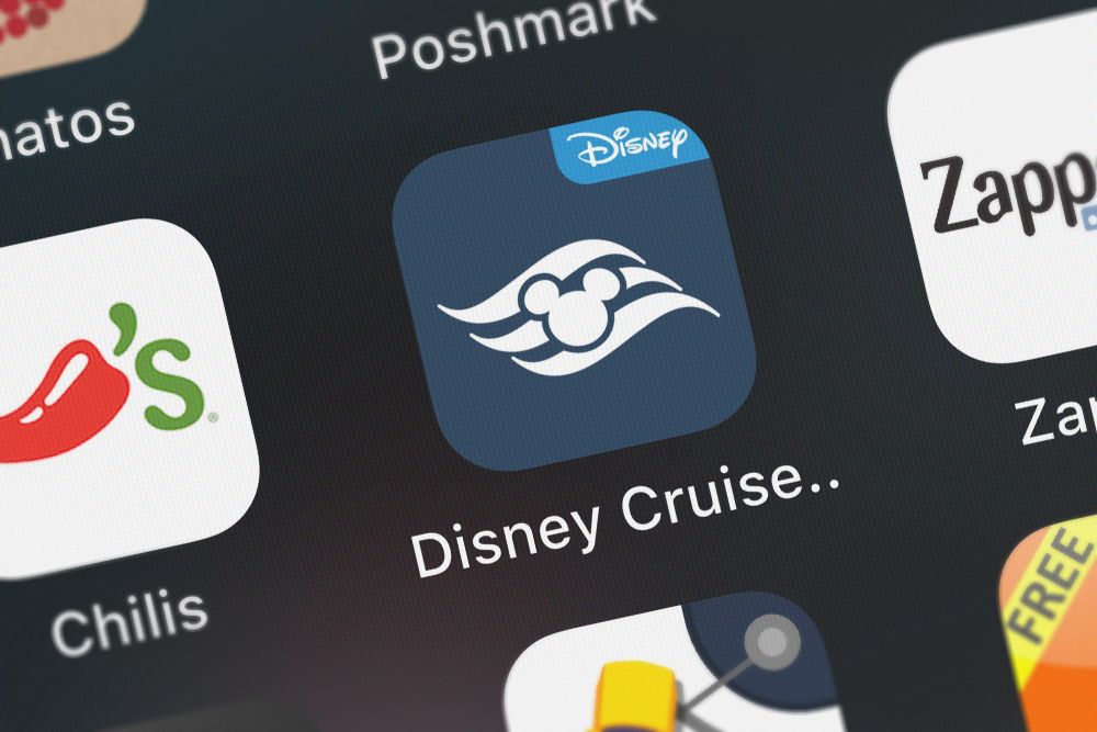 Disney Cruise Line mobile phone app