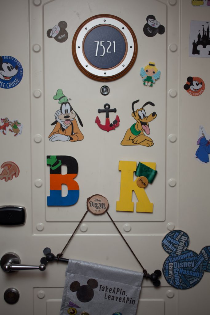 Stateroom door decorations