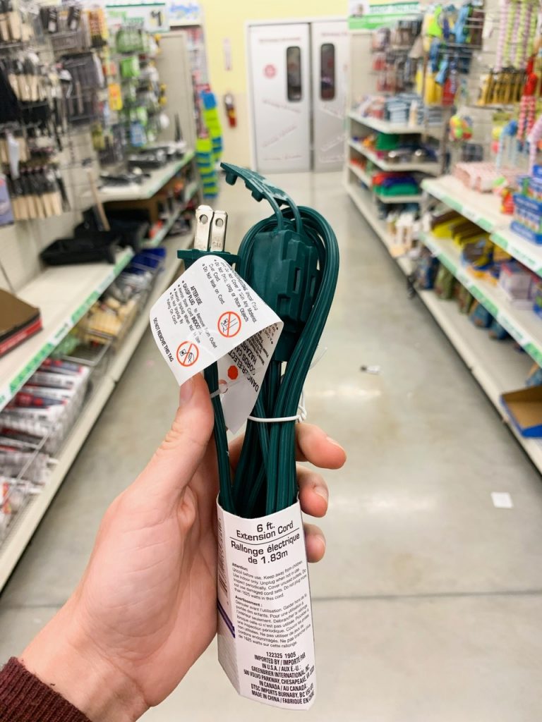 Extension Cords Dollar Tree