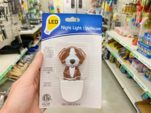 dog-shaped night light