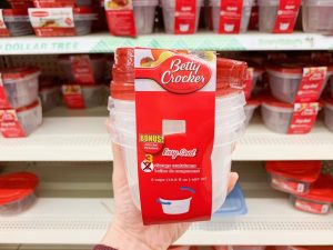Betty Crocker snack containers