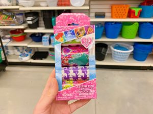 four rolls of Disney princess stickers Dollar Store Disney