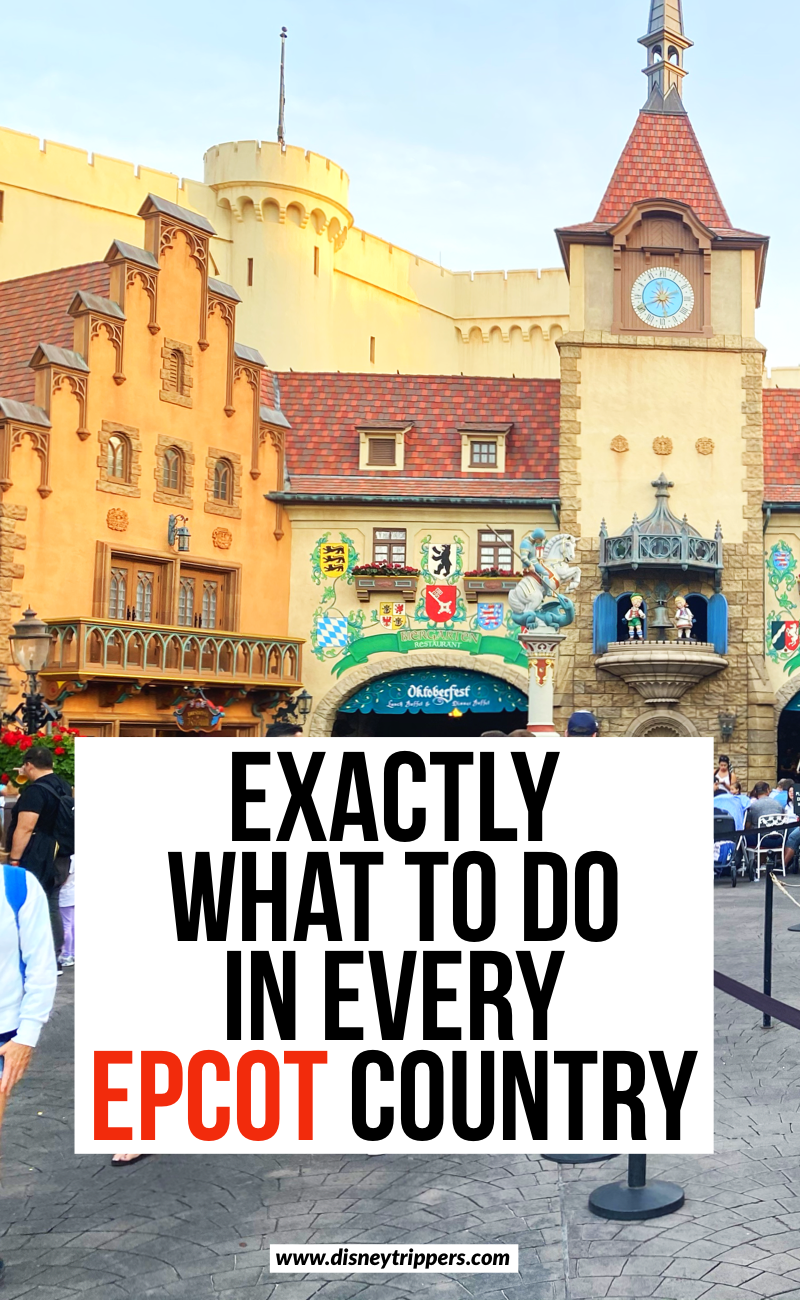 What To Do At Every Country In Epcot (Dining, Rides, Kids, and More!) | things to do in the Epcot World Showcase | epcot travel tips | best countries in Epcot | what to do at the Epcot countries | disney travel tips | tips for visiting Epcot at Disney #epcot