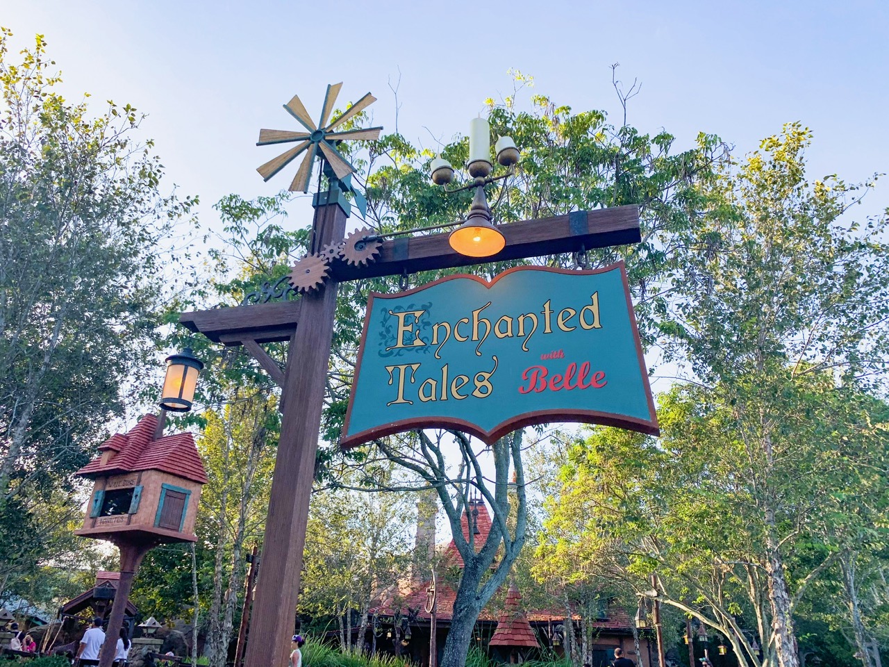 Enchanted Tales with Belle sign
