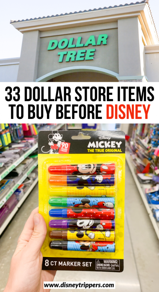 33 Dollar Store Items To Buy Before Disney | how to prepare for Disney at Dollar tree | Dollar store finds for Disney | exactly what to buy from Dollar tree for Disney | how to prepare for Disney at the dollar store | disney on a budget | how to save money at Disney | Disney packing list | Disney planning tips #disney #dollartree #shopping