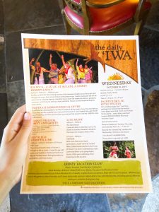 paper newsletter called the daily Iwa