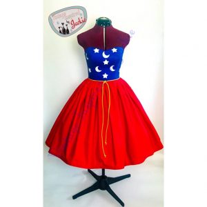 red white blue dress womens