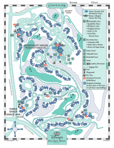 Disney World Map of old key west resort Disney World Resort room requests