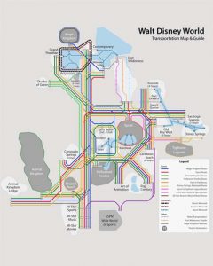 Disney World Map Of Transportation
