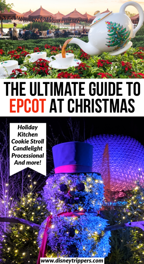 The Ultimate Guide To Epcot At Christmas | The Ultimate Guide To 2019 Epcot Festival Of The Holidays | Holiday Kitchen Menus at Epcot | Cookie Stroll at Epcot | Candlelight Processional at Epcot | Tips for Epcot Christmas Trip | tips for going to Disney at Christmas | Disney Christmas travel tips #disney