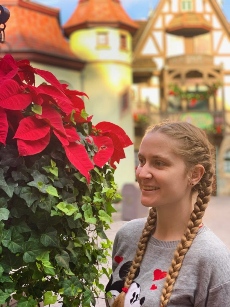 Close up portrait in Germany at Epcot