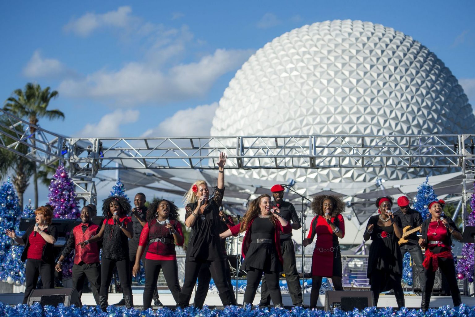 JOYFUL concert at Epcot during Christmas