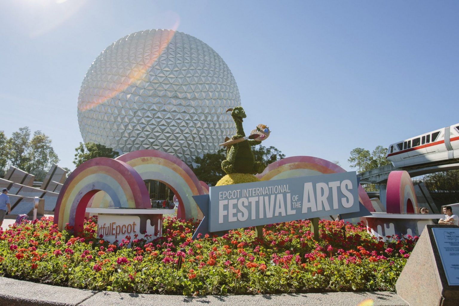 Entrance to the Epcot Festival Of The Arts