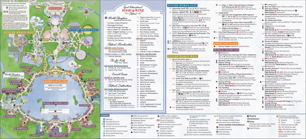 The Official Epcot Map + Tips For Your Visit - Disney Trippers