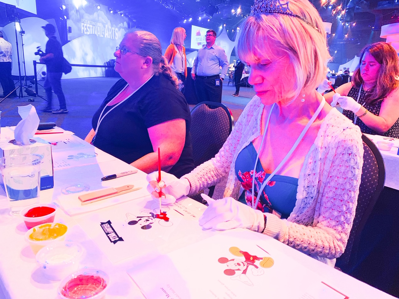Creating Mickey Animation At Epcot festival of the arts