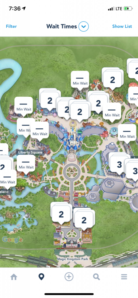 map og disney world magic kingdom