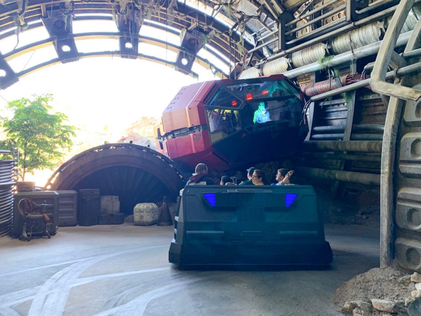 Finale of Rise Of The Resistance ride at Hollywood Studios