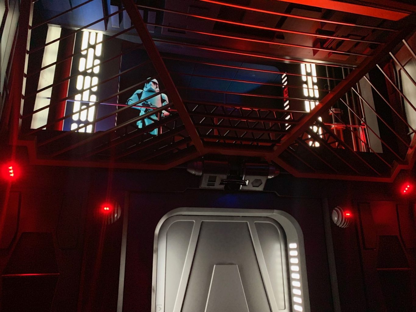 The interrogation room at Rise Of The Resistance