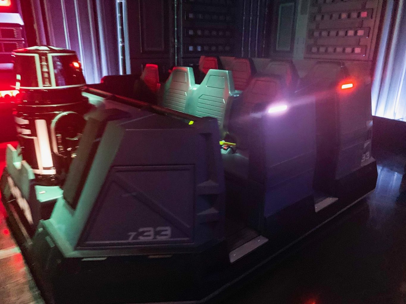 The Star Wars Rise Of The Resistance ride vehicle