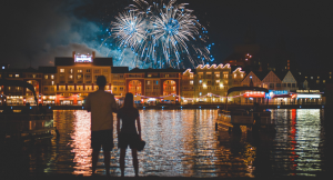 fireworks over Disney's BoardWalk free things to do at Disney World