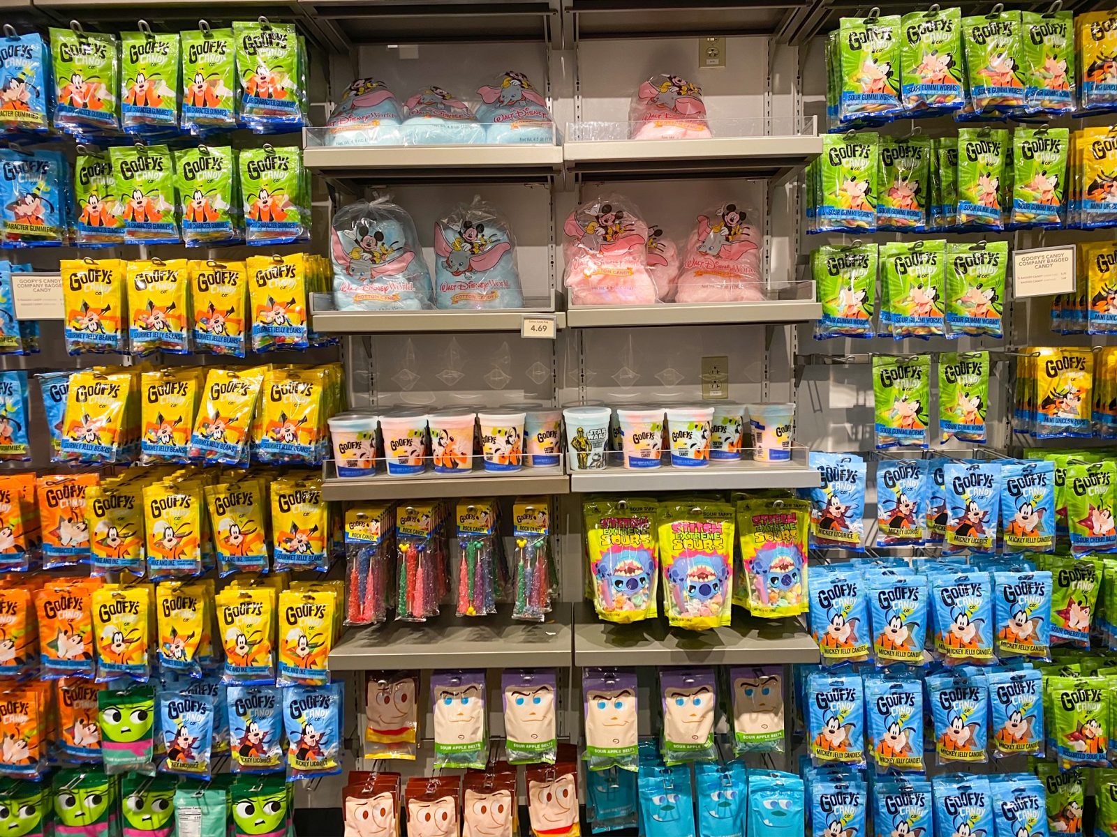 Disney Souvenirs Candy Wall