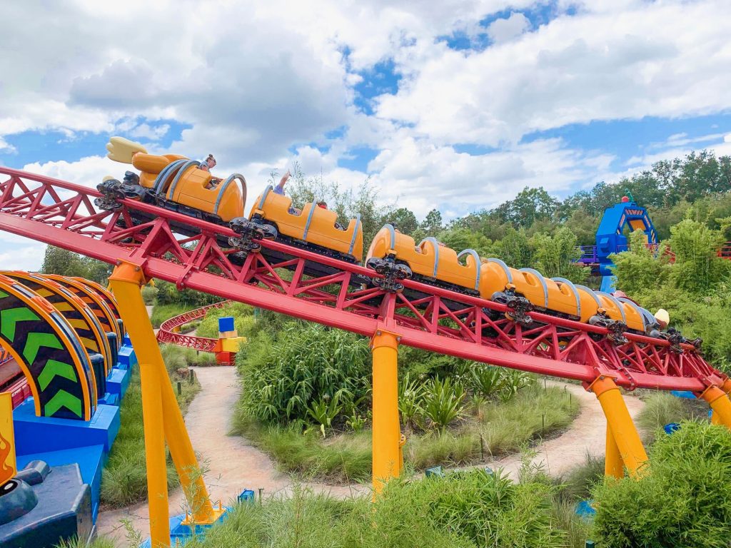 Photo of Slinky Dog Dash, one of the best Disney World FastPass selections!