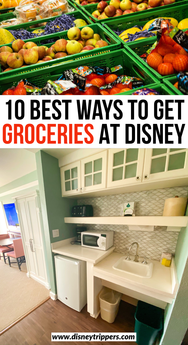 10 Best Ways To Get Groceries At Disney World | 10 Best Ways to Get Groceries Delivered to Disney World | tips for grocery delivery at Disney World | tips for eating at Disney World | disney dining tips | how to save money at Disney World | tips for using grocery delivery services at Dsiney | Disney travel tips | tips for planning a Disney vacation #disney