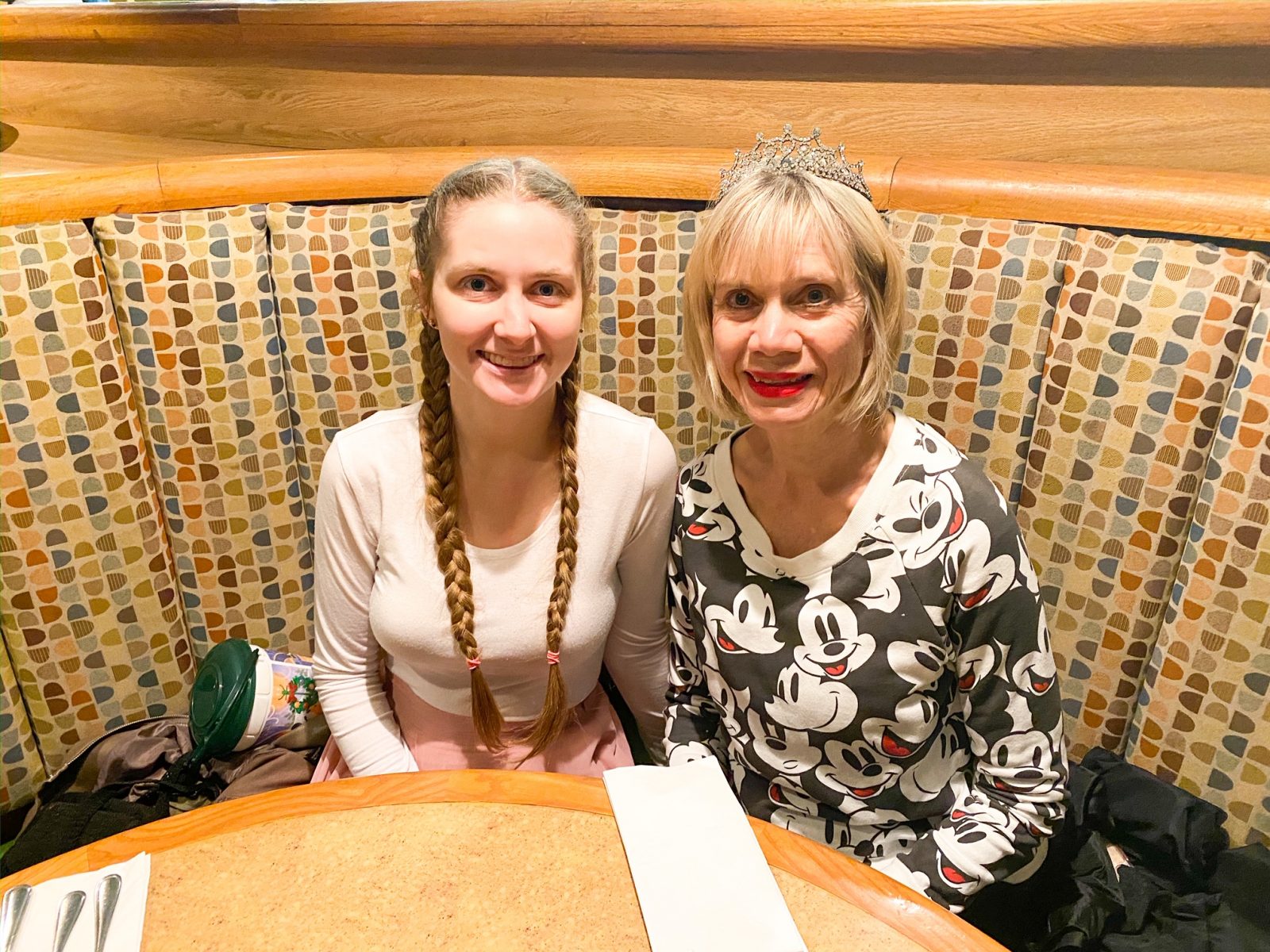 Linda Malys Yore And Victoria Yore at Epcot's Garden Grill