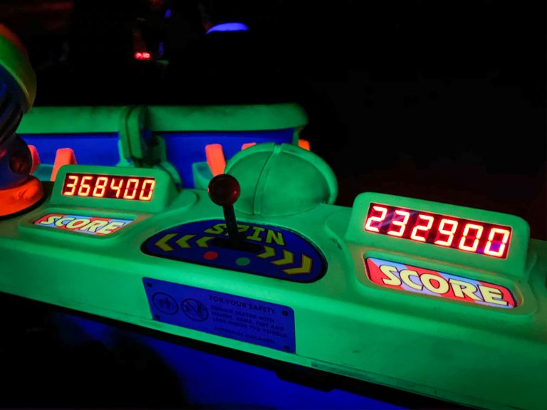 high score on buzz lightyear ride disney world