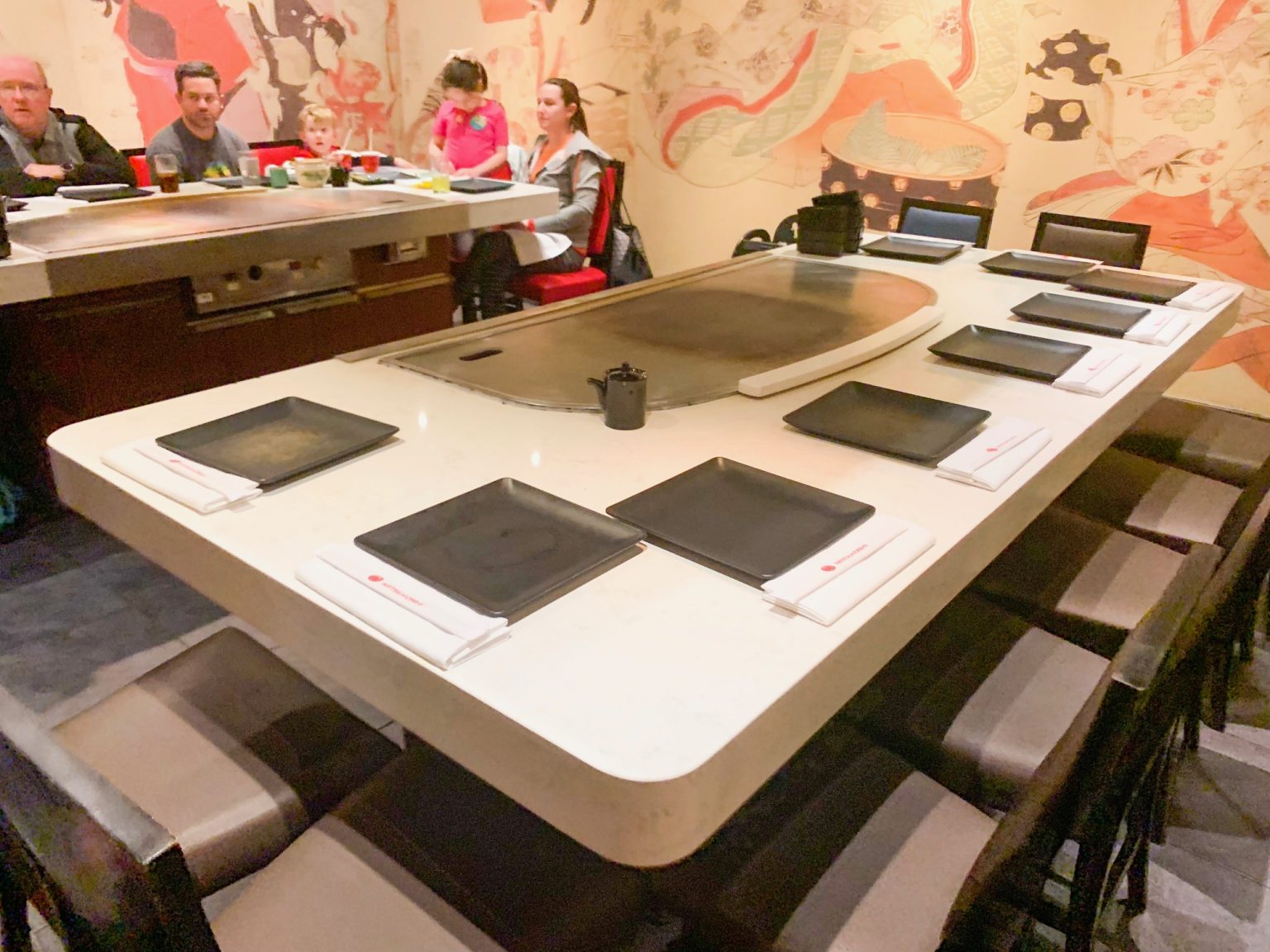 Teppan Edo Restaurant, a great restaurant at Disney for Adults