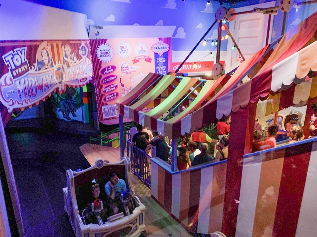 Photo of Toy Story Midway Mania, one of the best Disney World FastPass selections!