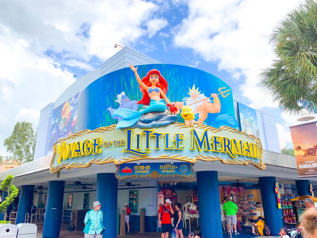 The Disney world shows the little mermaid, which is a fun show for disney with toddlers!