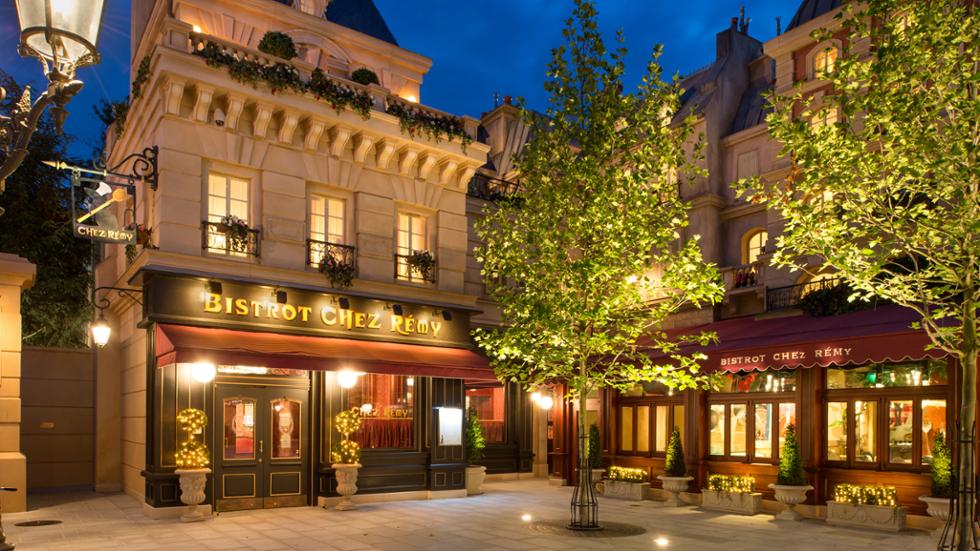 The outside of Bistrot Chez Remy in Disneyland Paris