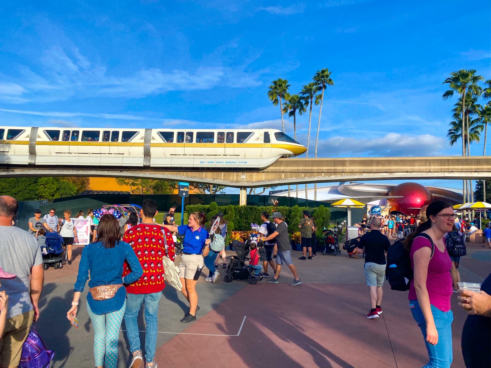 Photo of the monorail at Disney World