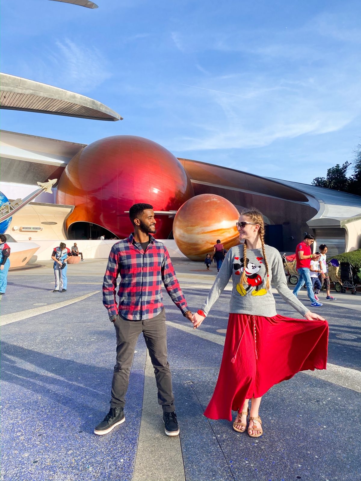 Photo of Terrence and Victoria at Disney World 