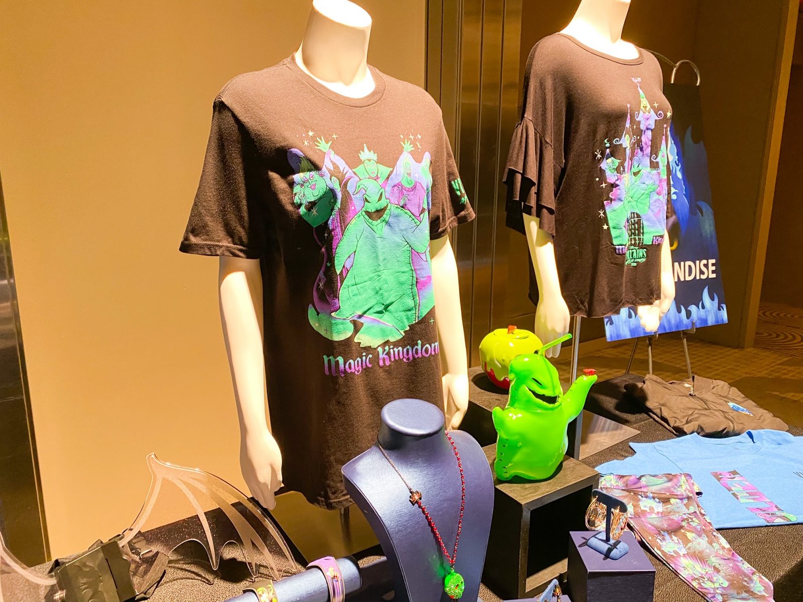 Villains after hours merch at Disney World