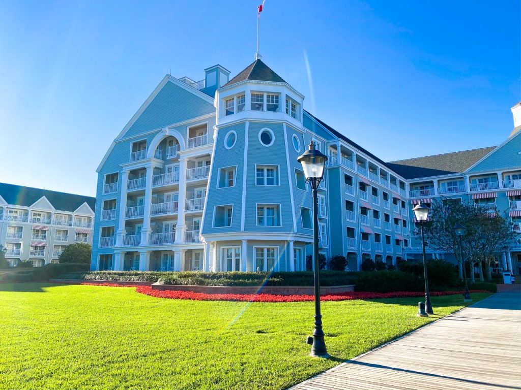 photo of the beautiful Beach Club; best Disney resort for kids