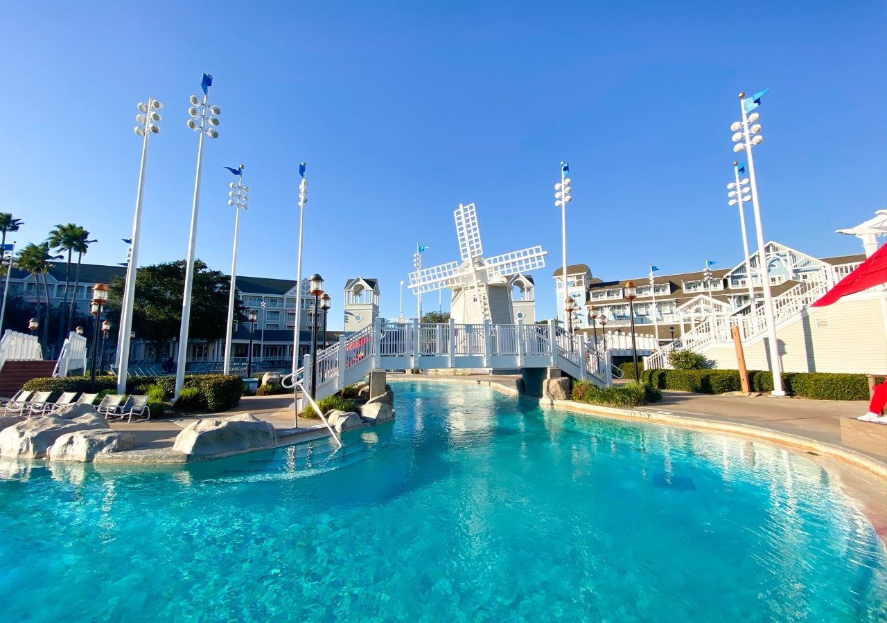 photo of the fabulous Stormalong Bay at Beach Club; rent DVC points at Disney Deluxe resort