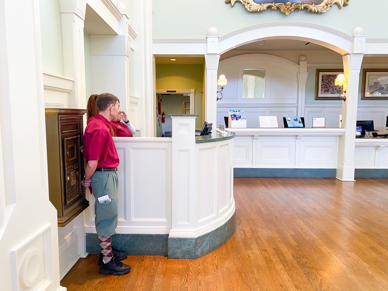 photo of Disney concierge; tipping at Disney