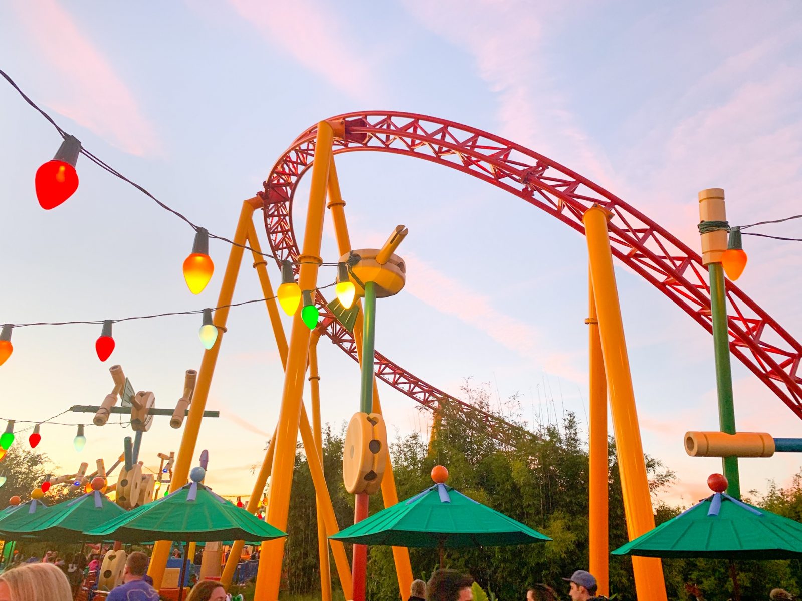 The Slinky Dog ride - one where you can use the Disney rider switch